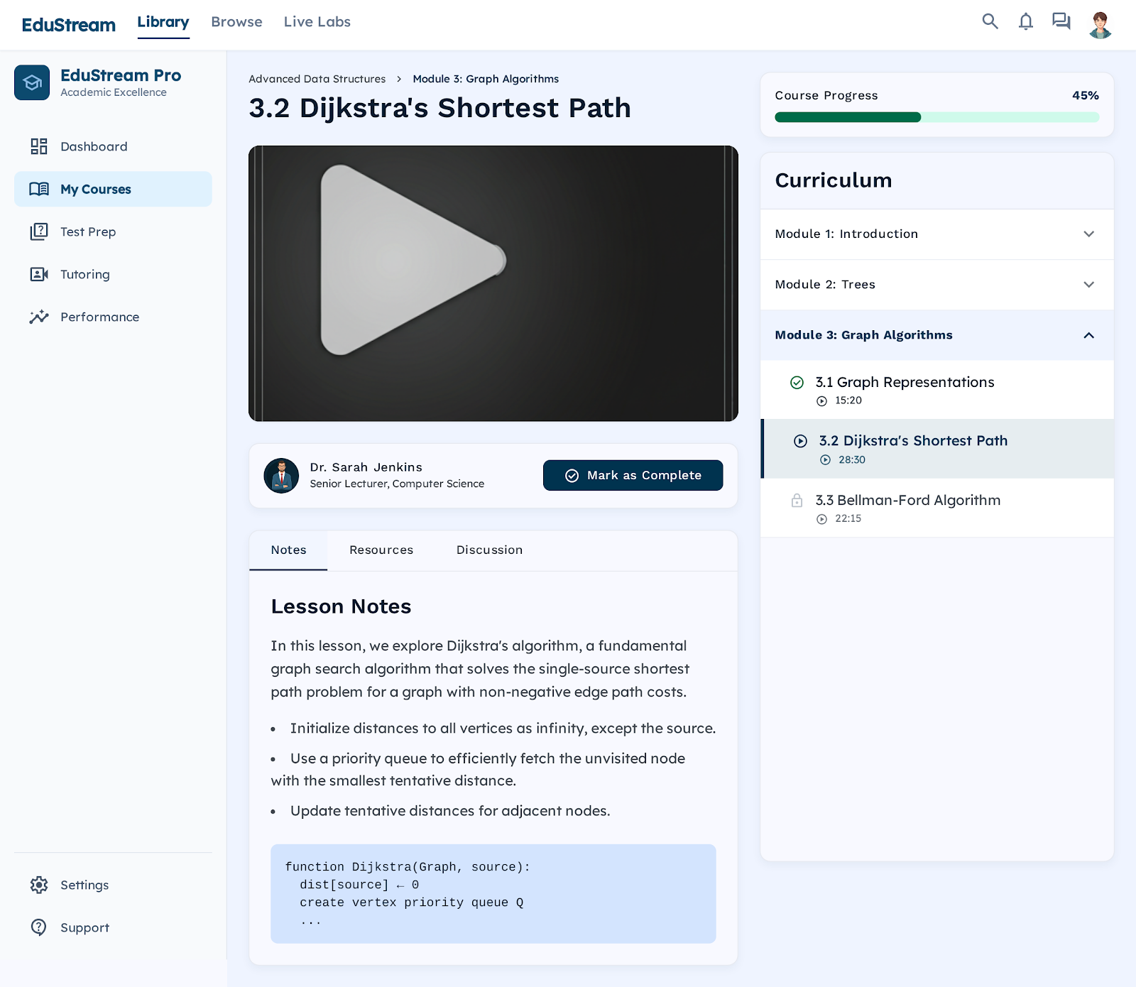 EduStreamPro